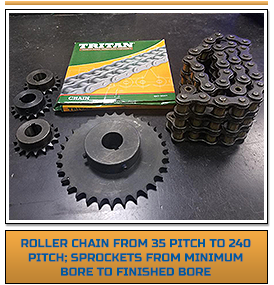 35 Pitch to 240 Pitch Roller Chain